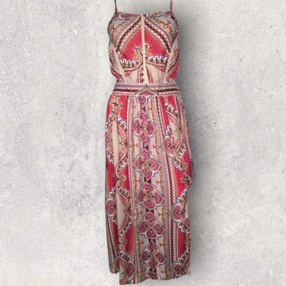 Angie Boho Maxi Print Dress - Picture 4 of 11